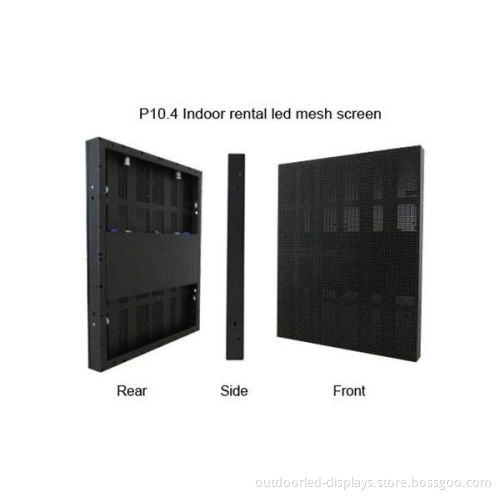 High Definition P10.4 Flexible Indoor Led Display For Concerts 1r1g1b 9246dots/m2